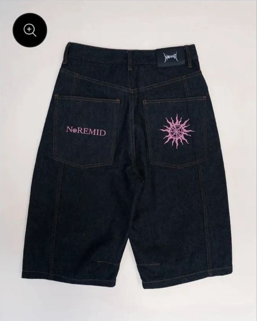 noremid リジットデニムパンツRIGID BAGGY JORTS