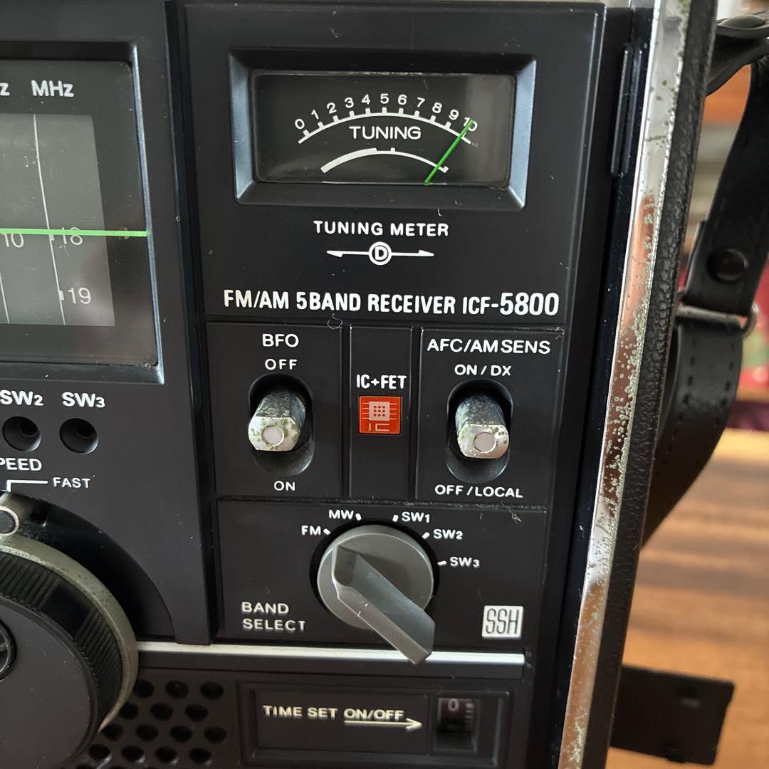 SONY ICF-5800 FM/AM ラジオ受信機