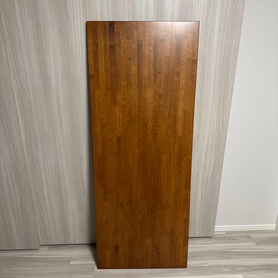 KANADEMONO ラバーウッドチークブラウン天板