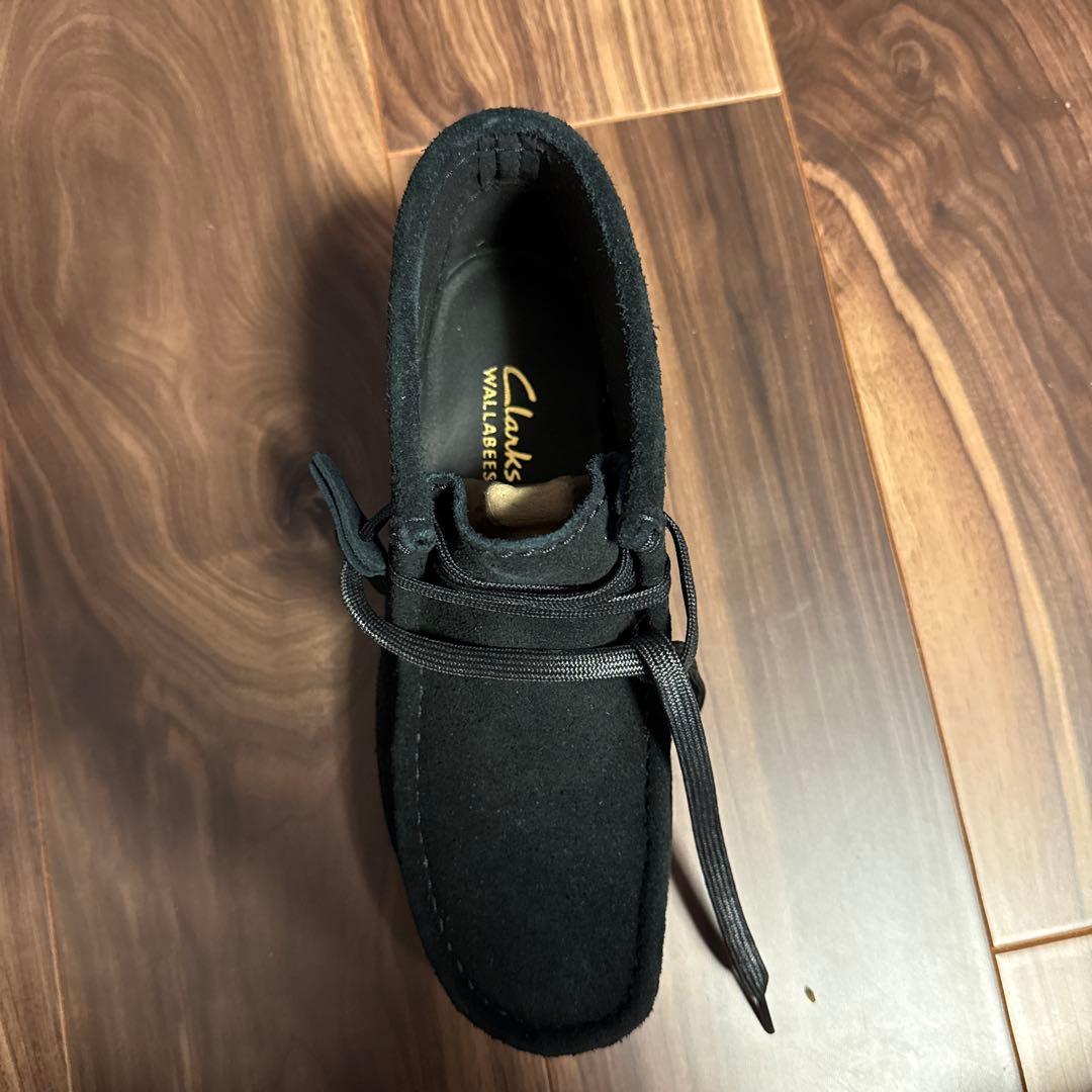 【未使用】UK3 Clarks ブラック wallabeeＥＶＯ