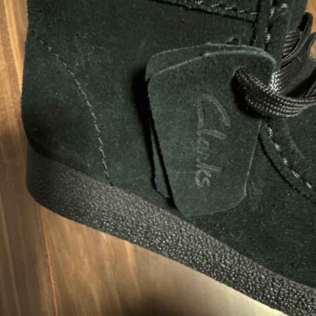 【未使用】UK3 Clarks ブラック wallabeeＥＶＯ
