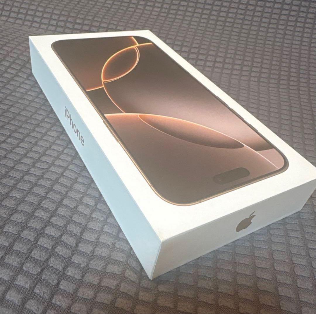新品未開封　iPhone 16 Pro Max デザートチタニウム 256GB
