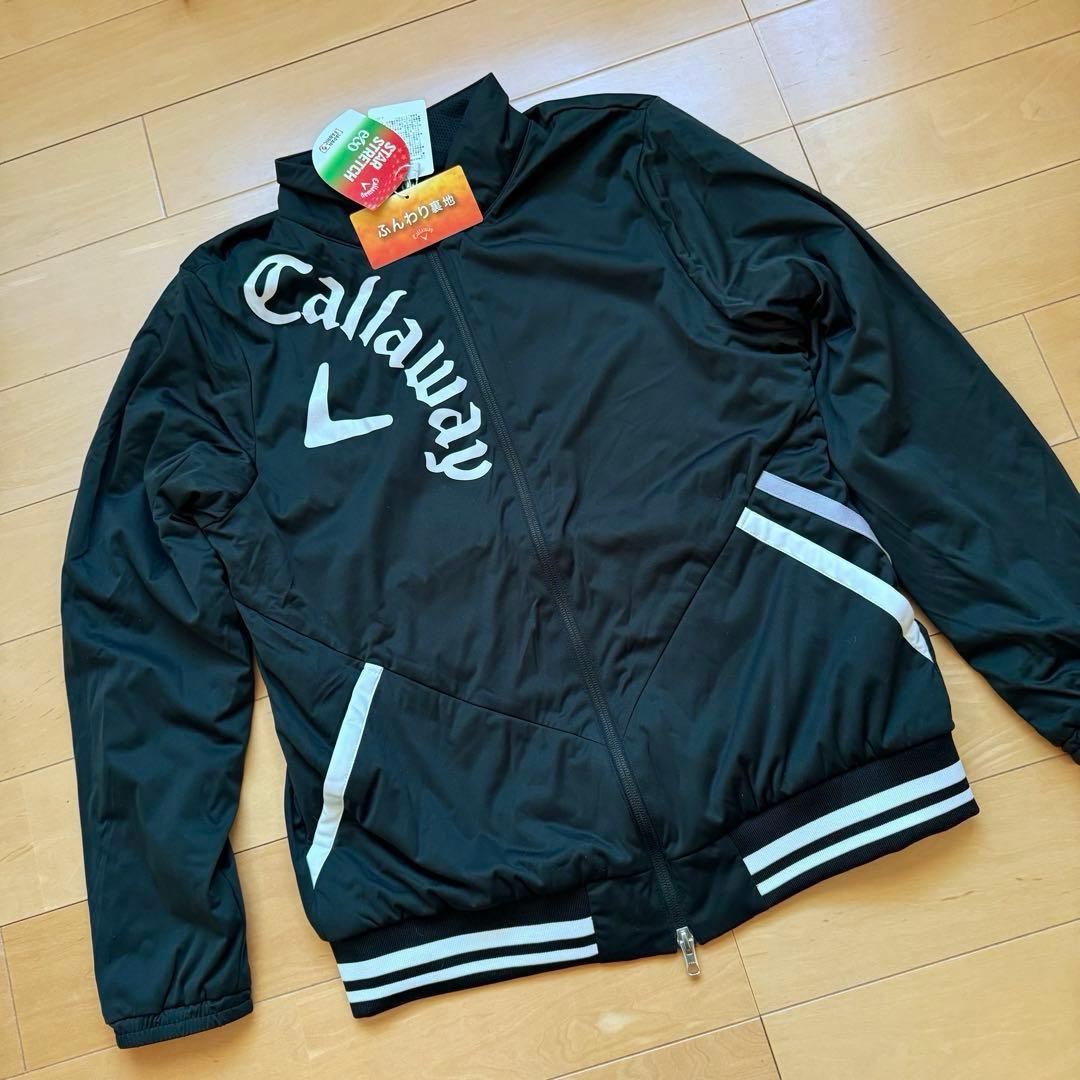新品⭐️Callaway キャロウェイ 撥水 防風 透湿 ストレッチブルゾン⭐️黒