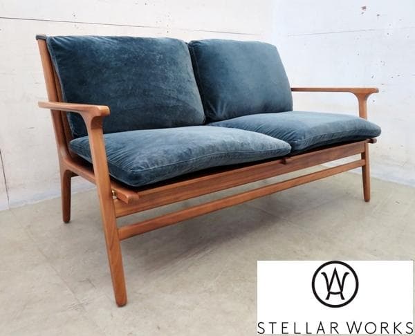 展示品■ステラワークス■レン■デンマーク■60万前後■オーク材■2人掛けソファ