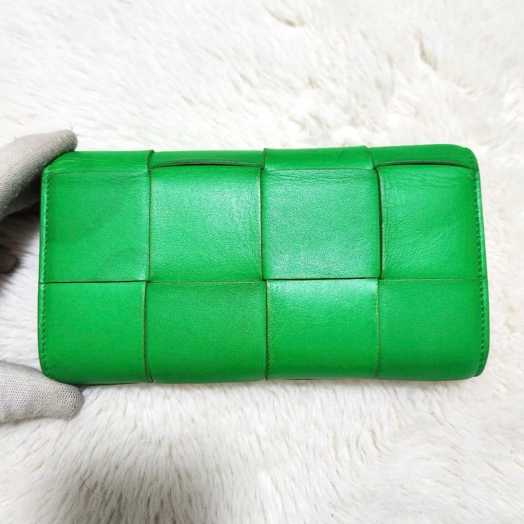 ✨美品　RFID搭載✨ボッテガ　長財布　フラップ　カセット　イントレチャート