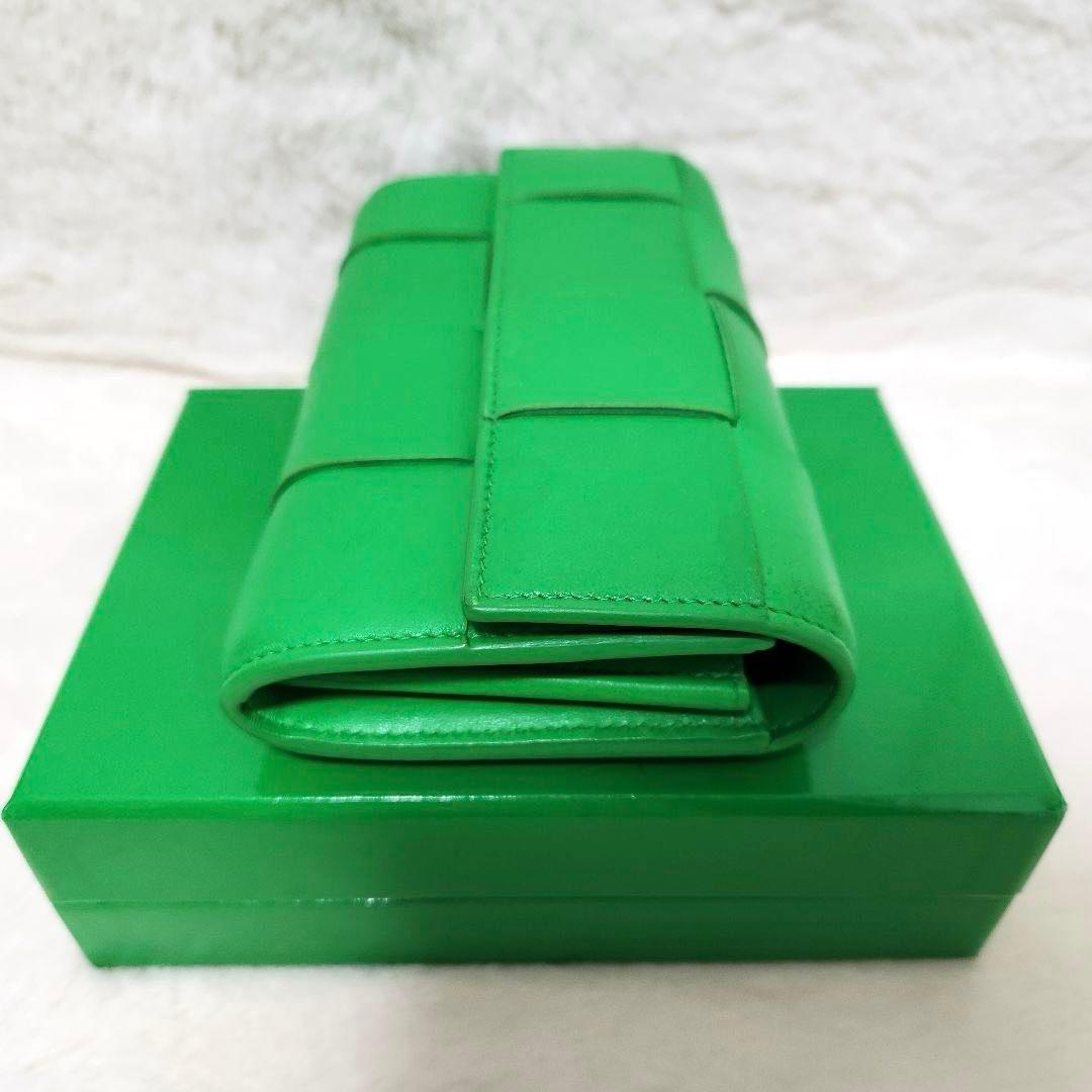 ✨美品　RFID搭載✨ボッテガ　長財布　フラップ　カセット　イントレチャート