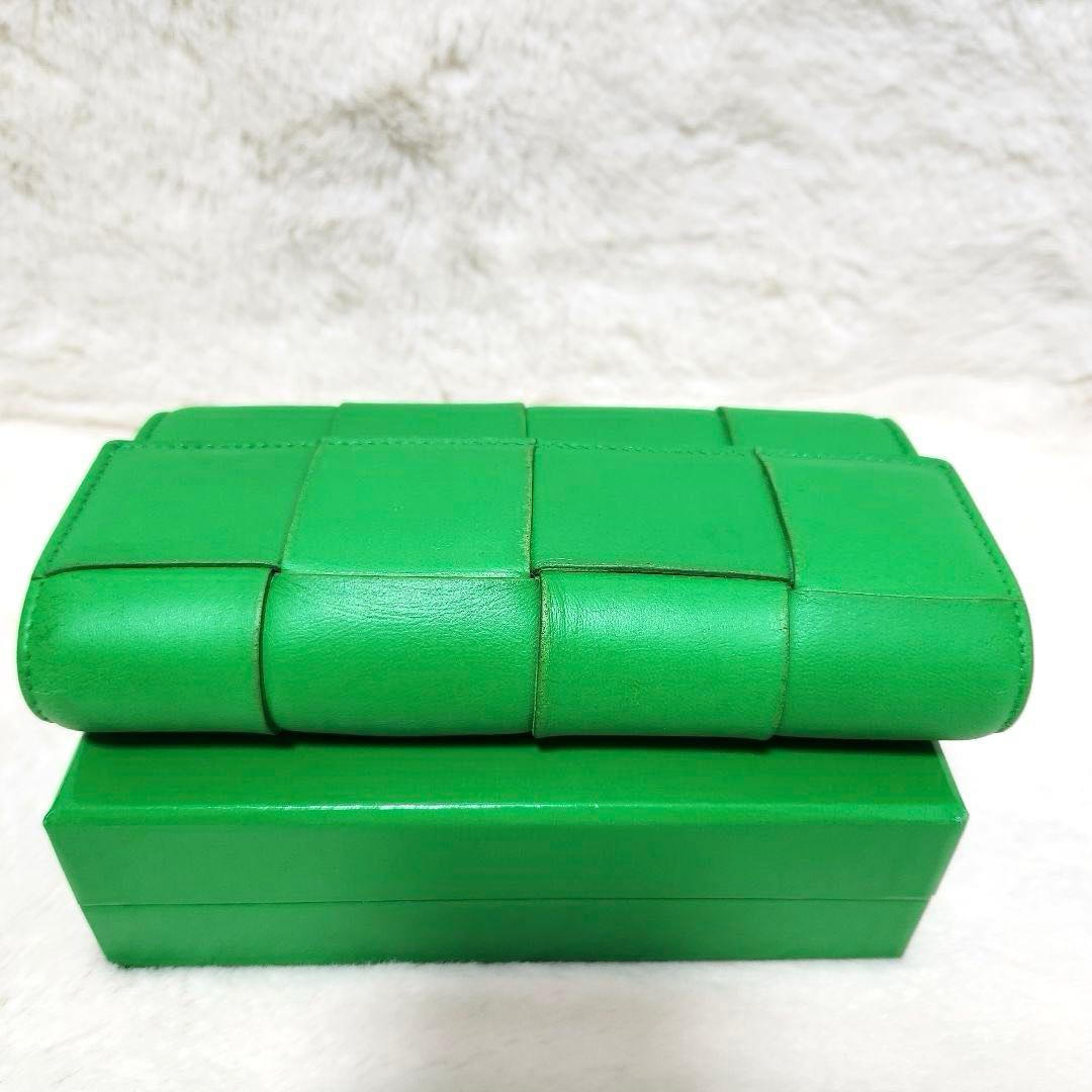 ✨美品　RFID搭載✨ボッテガ　長財布　フラップ　カセット　イントレチャート