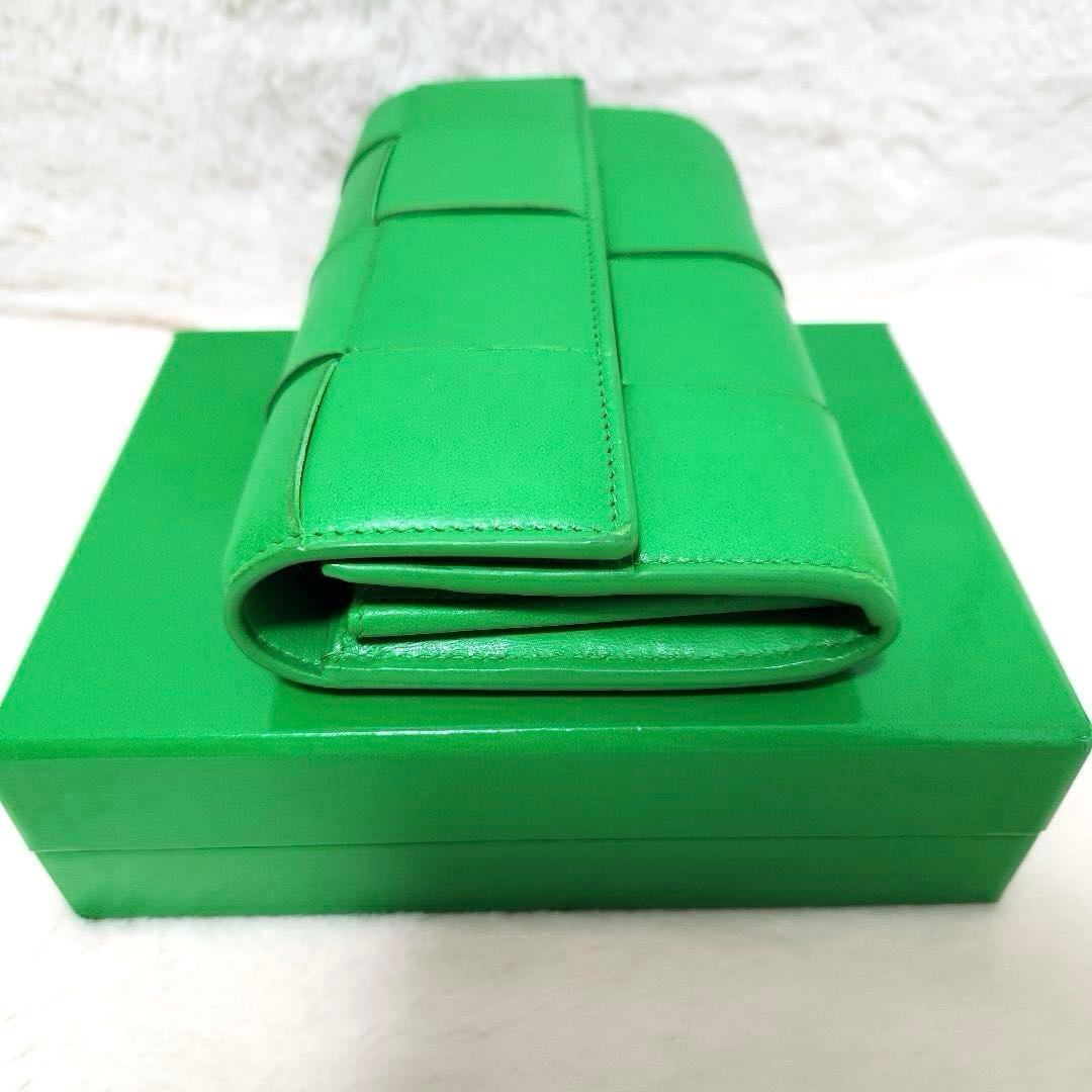 ✨美品　RFID搭載✨ボッテガ　長財布　フラップ　カセット　イントレチャート