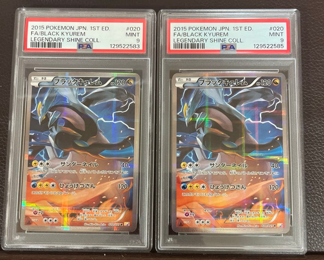 PSA9 ブラックキュレム　伝説キラコレクション　CP2 020/027 2枚