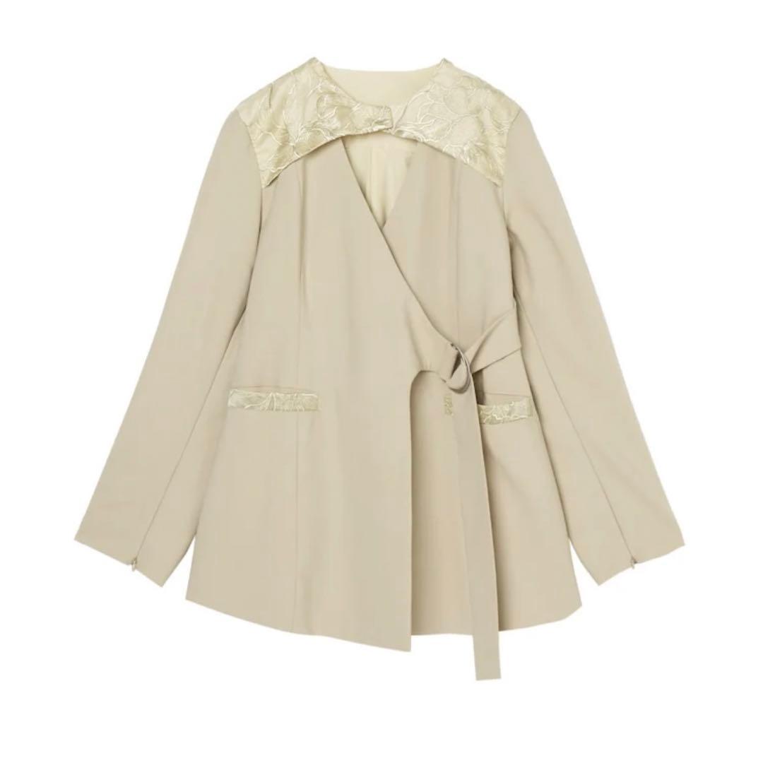 ジャケット・アウター MARTE sahara Collar Design Jacket