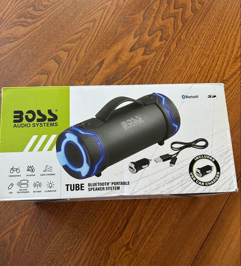 ボス オーディオシステム チューブ Bluetooth ポータブル スピーカー