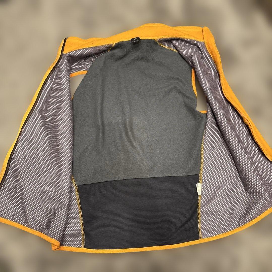 じ*ー様 patagonia USA フリースベスト M オレンジ