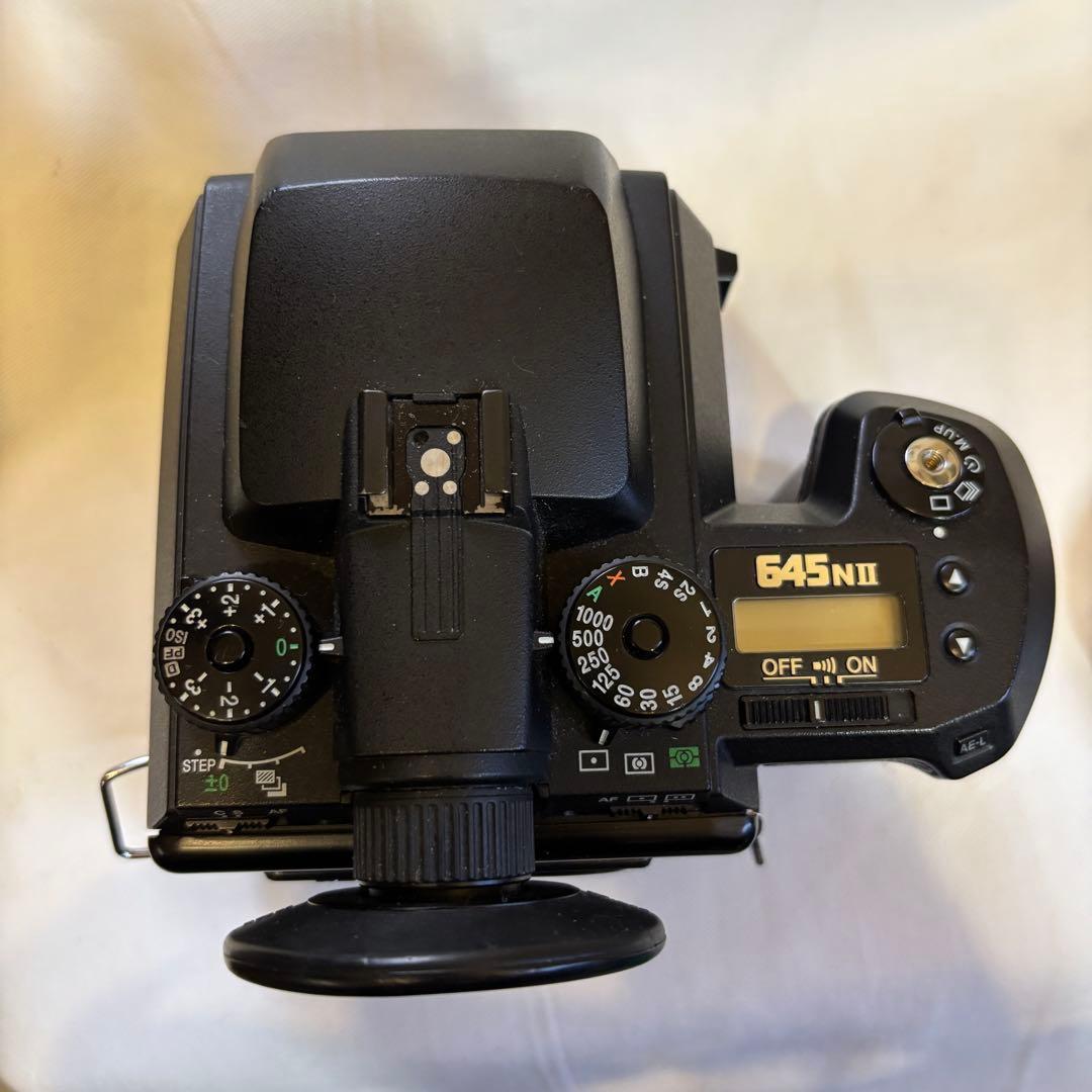 美品 PENTAX 645NII ボディ フィルムバック付き