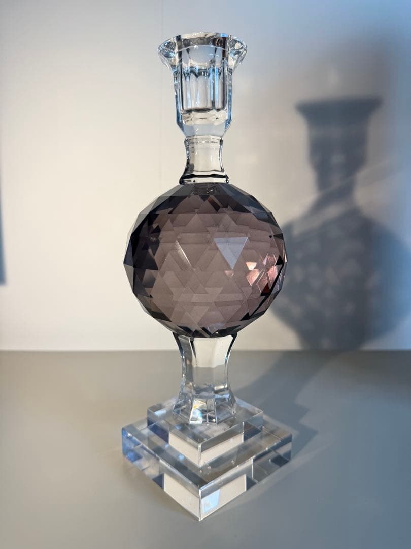 「未使用」ボーコンセプトBoconcept/ガラスキャンドルスタンド