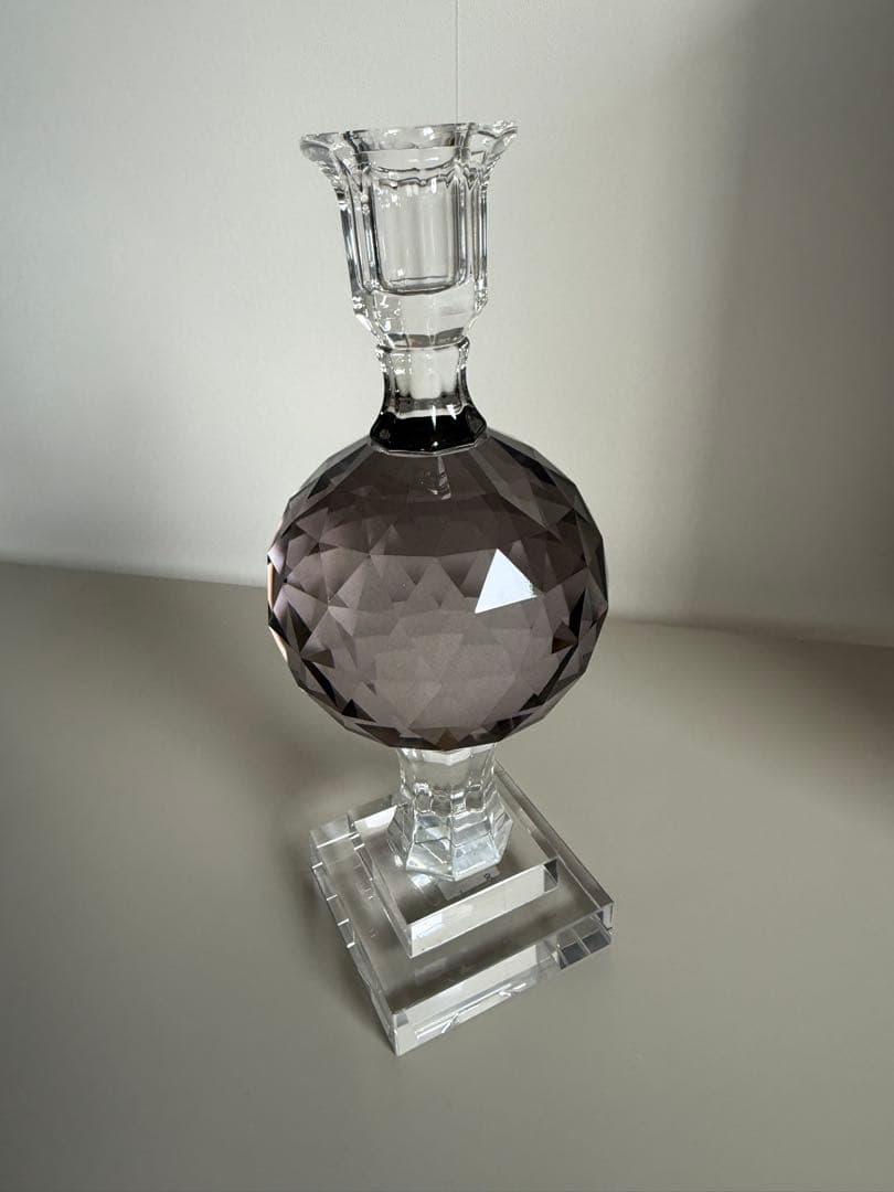 「未使用」ボーコンセプトBoconcept/ガラスキャンドルスタンド