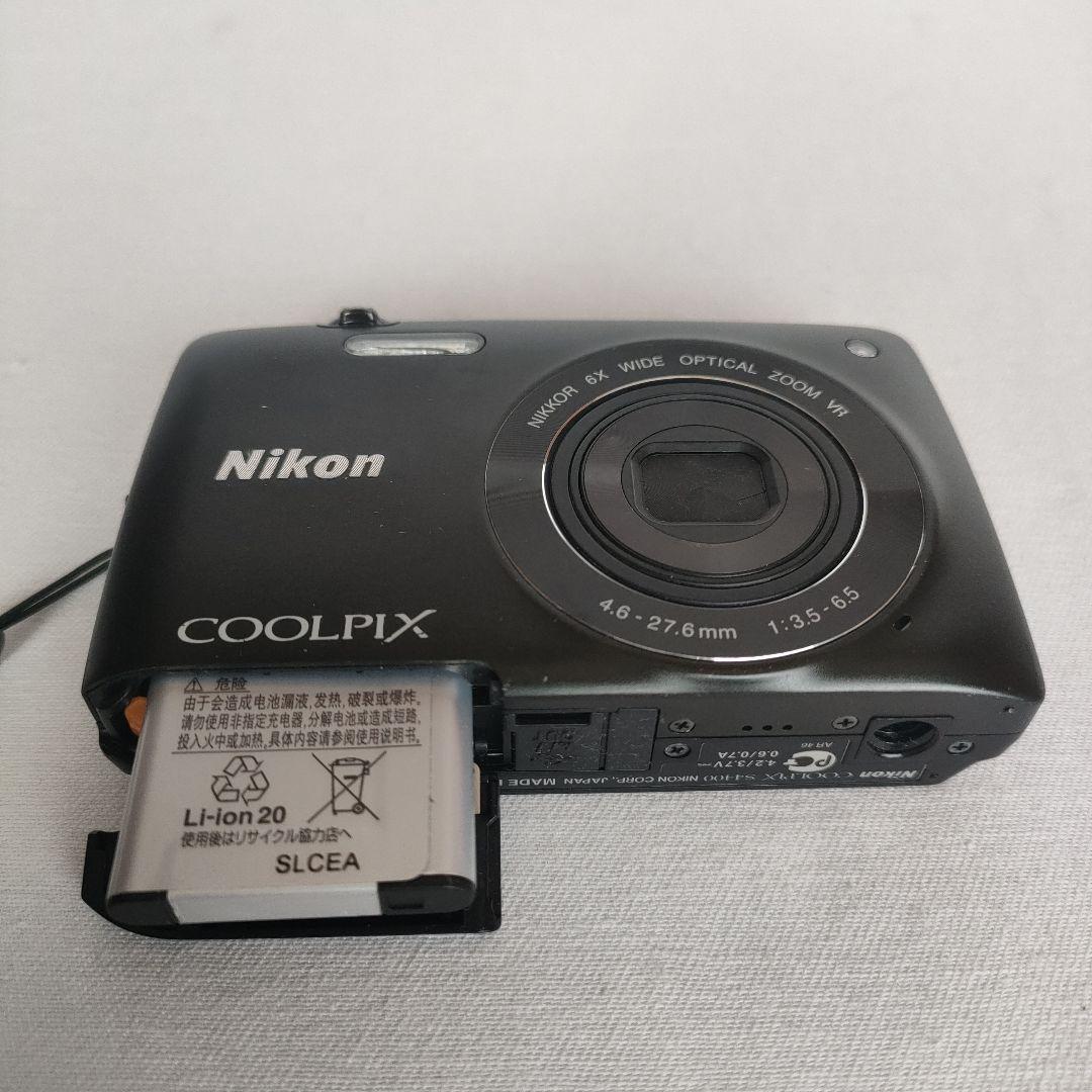 Nikon CooIpix S400 デジタルカメラ ブラック