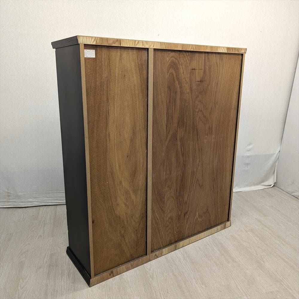 美品　大雪木工　リビングボード　サイドボード　キャビネット　飾り棚　ハイボード