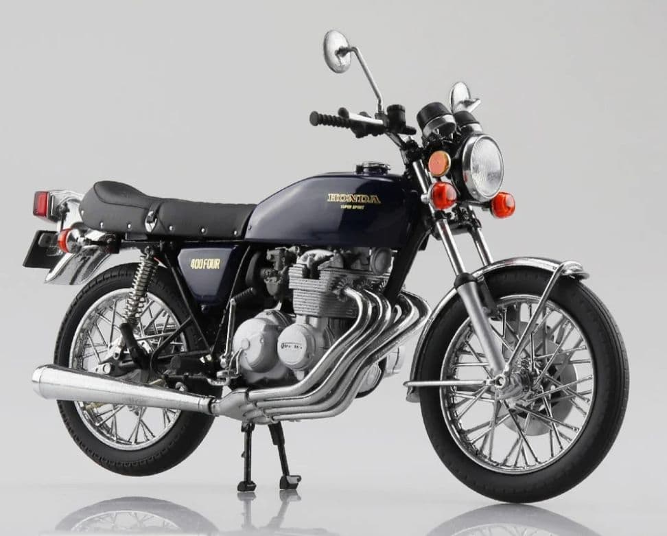 アオシマ スカイネット 1/12 ホンダ CB400FOUR バーニッシュブルー
