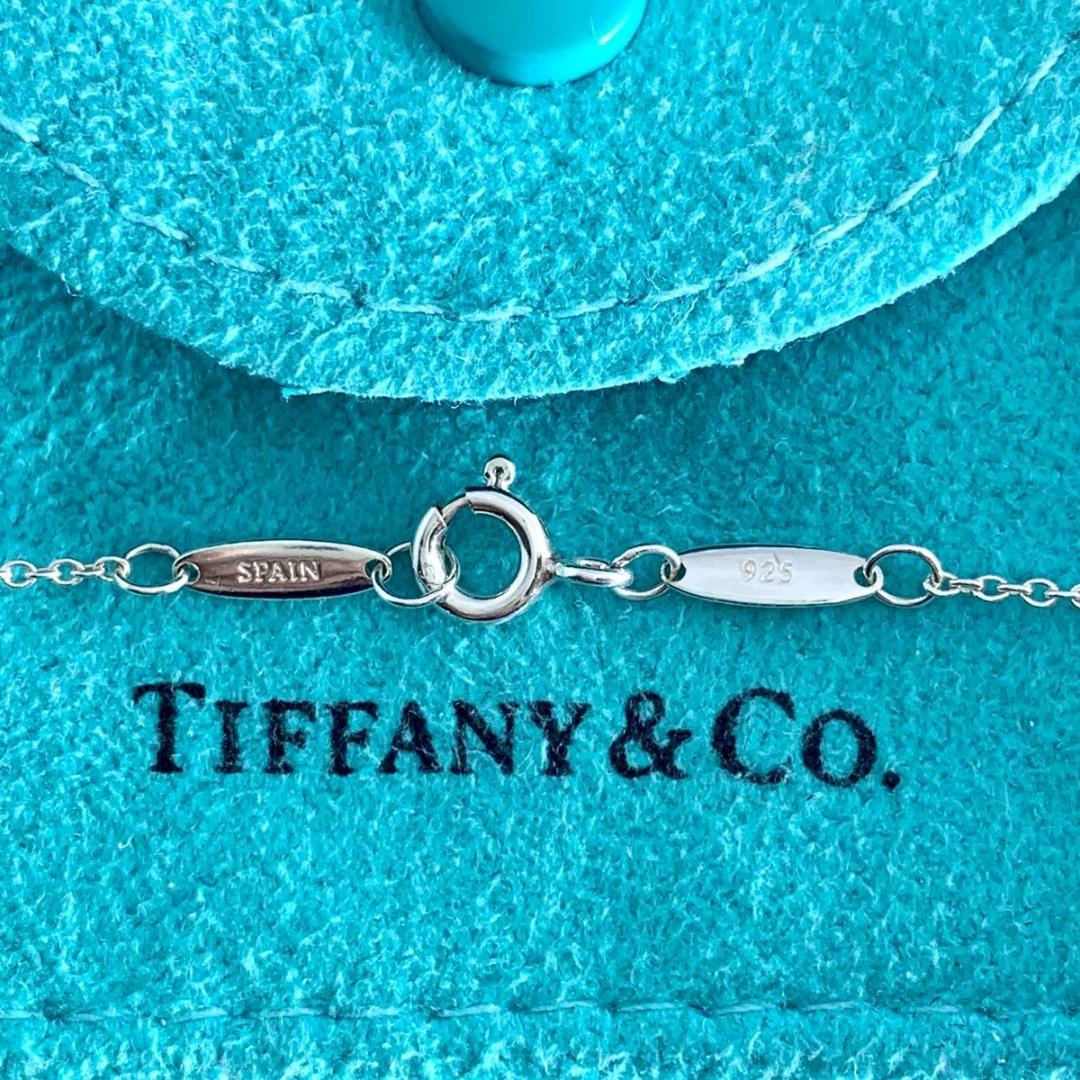 ティファニー 3.4mm 1P ダイヤモンド バイザヤード ネックレス XW4e