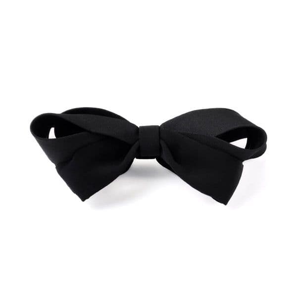 新品未使用　コンプレックスビス　 プレーンリボン　バナナクリップ(ブラック)