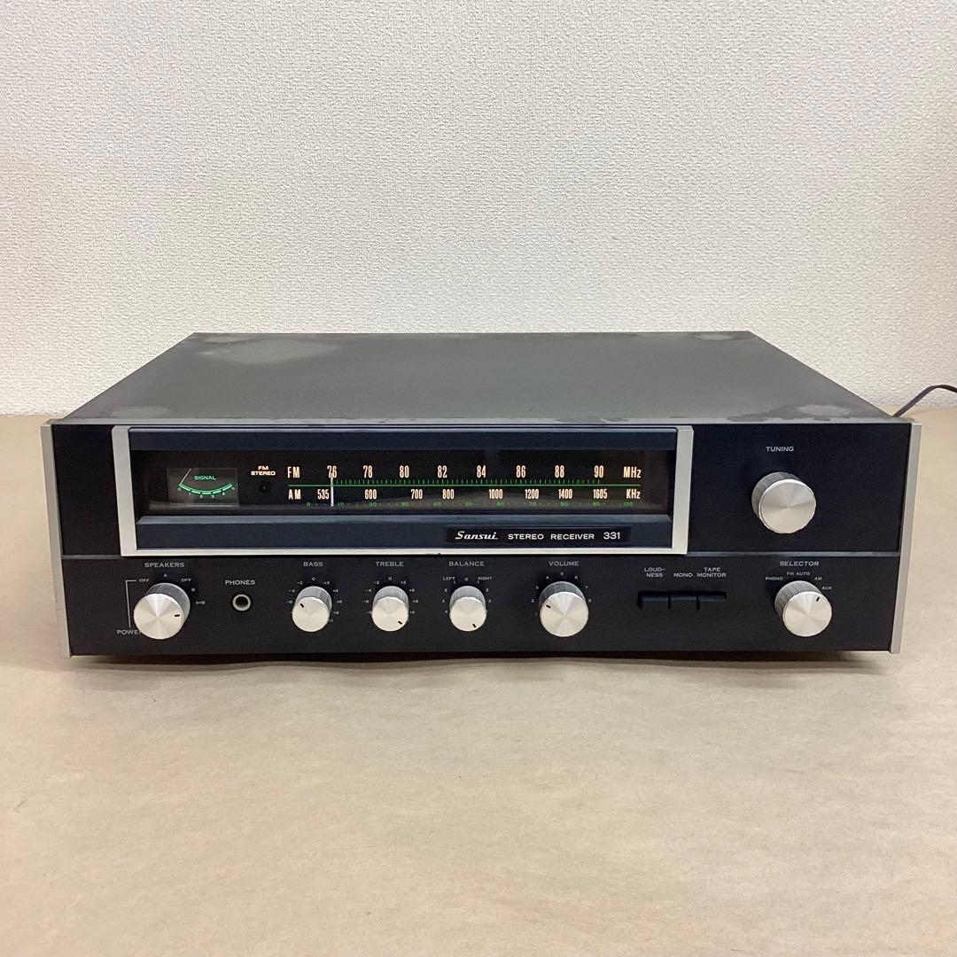 サンスイ ステレオレシーバー331 Sansui 通電確認のみ アンプ