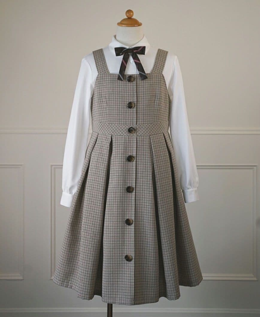 【美品】BEAMS　卒服　卒業式　165　フォーマルワンピース　ブラウンベージュ