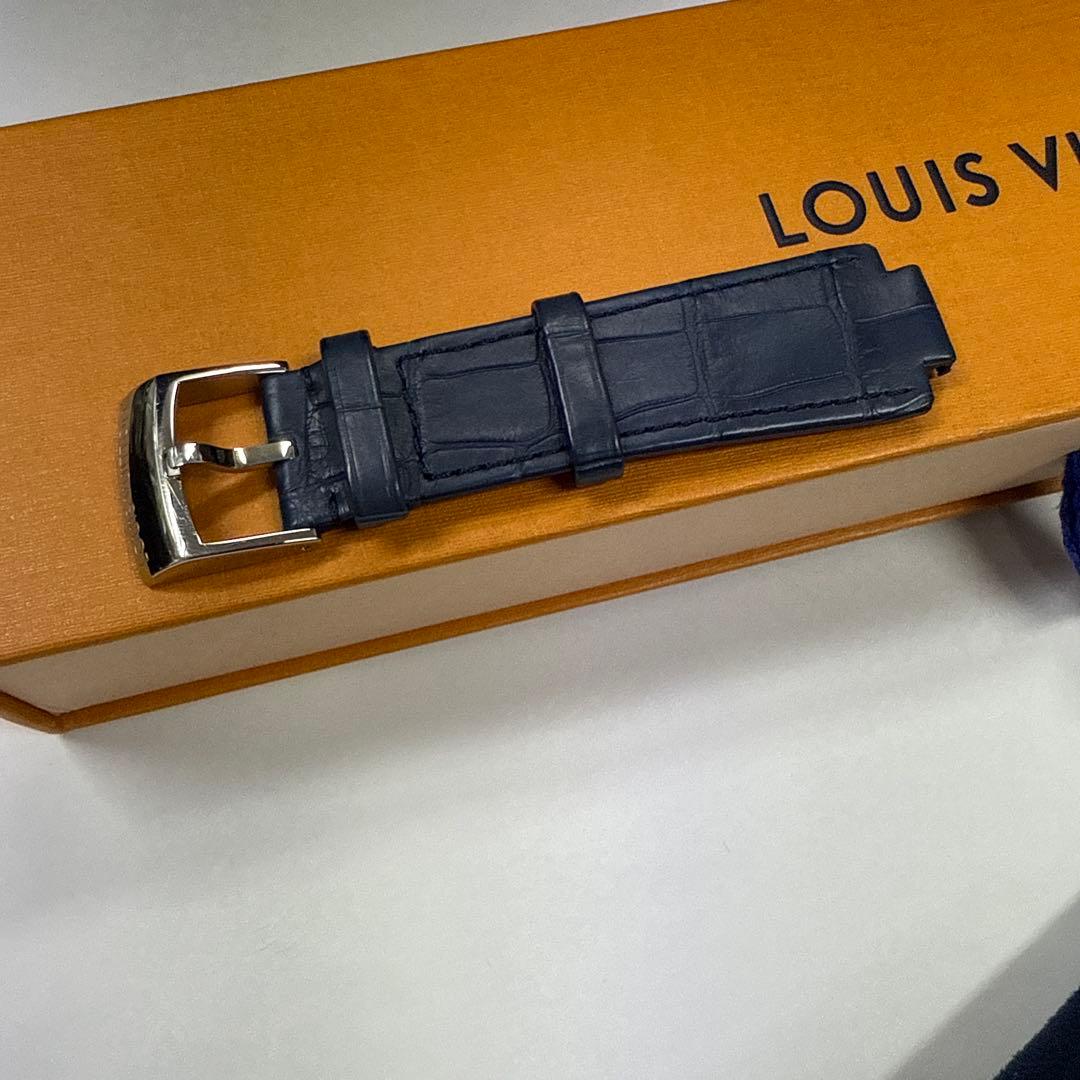 ルイヴィトン　時計　ベルト　アリゲーター　メンズL