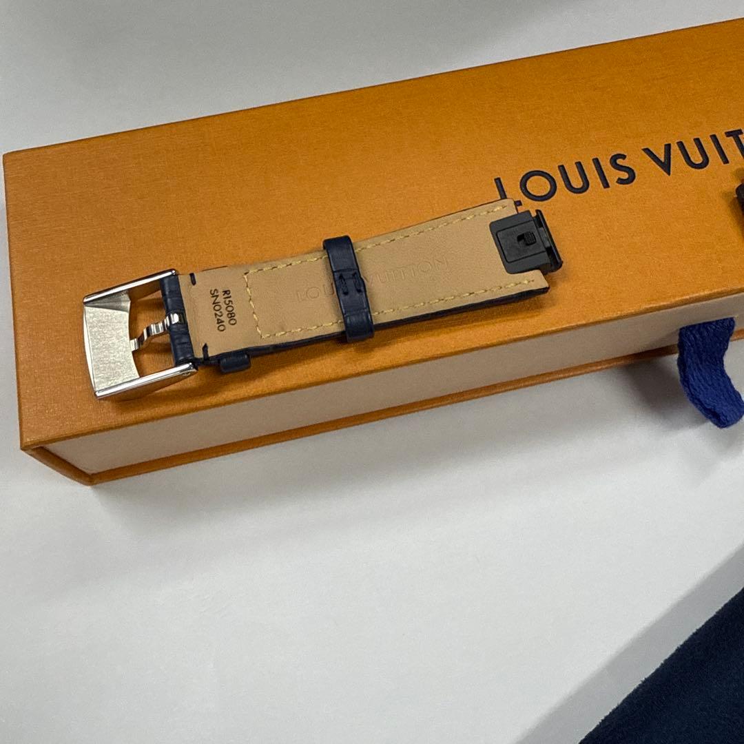 ルイヴィトン　時計　ベルト　アリゲーター　メンズL