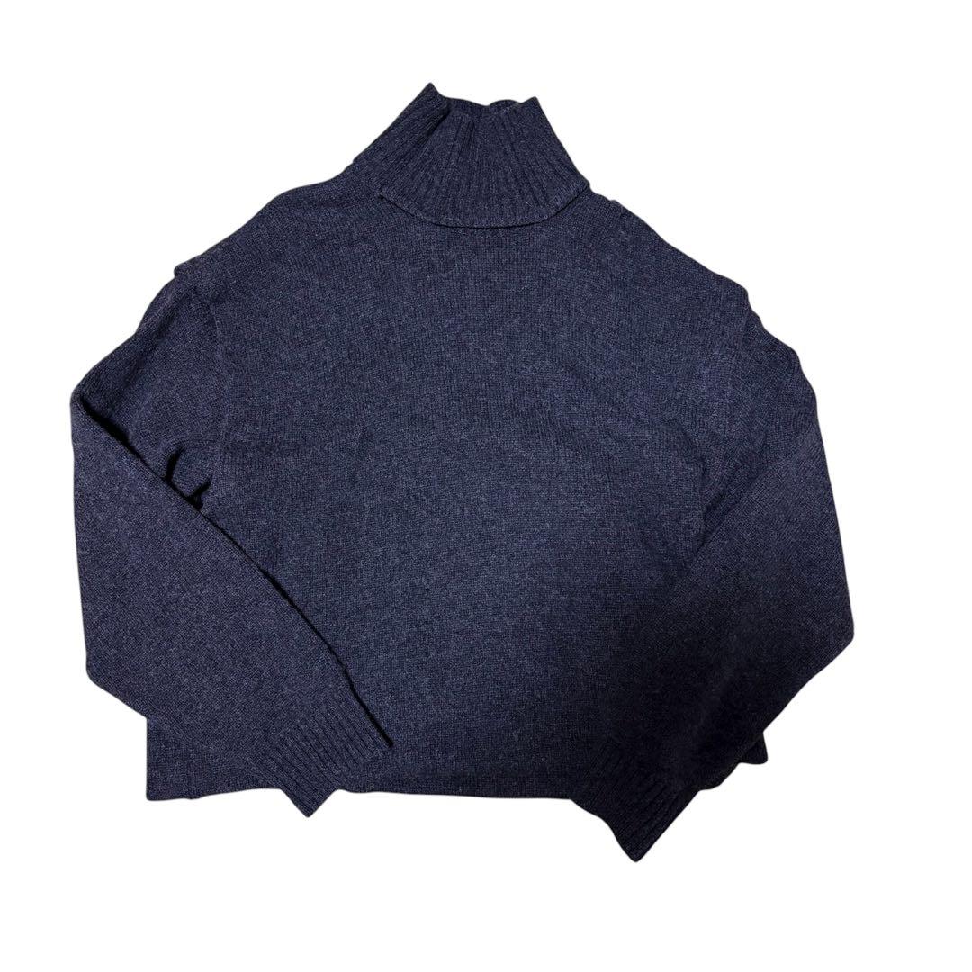 YOKE DETACHABLE FOLD UP SHARE KNIT カシミヤ混