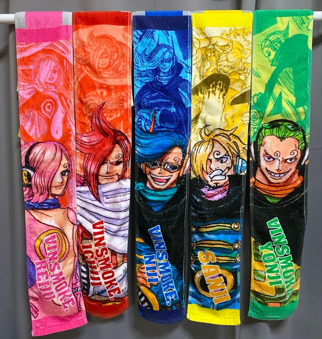 ワンピース　ジェルマ66 レイドスーツマフラータオル　ONE PIECE 原作絵