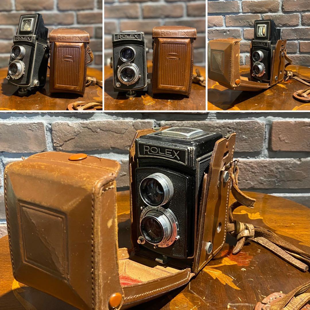 ROLEX ロレックス2眼レフカメラ 希少品 昭和レトロアンティークジャンク品