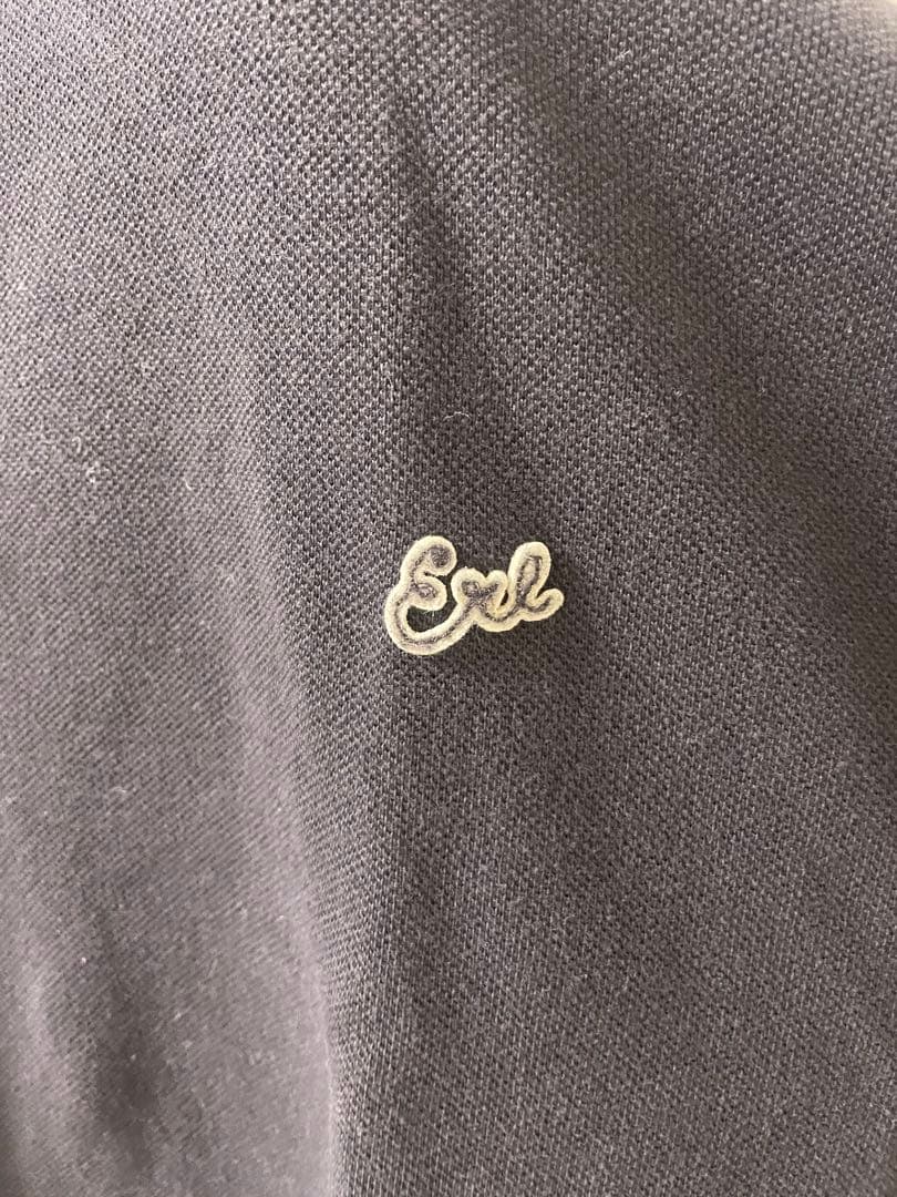 【ERL】長袖ポロシャツ ダークグレー