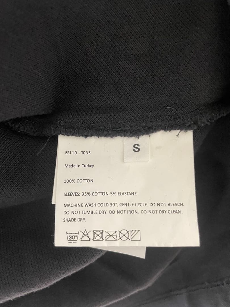 【ERL】長袖ポロシャツ ダークグレー