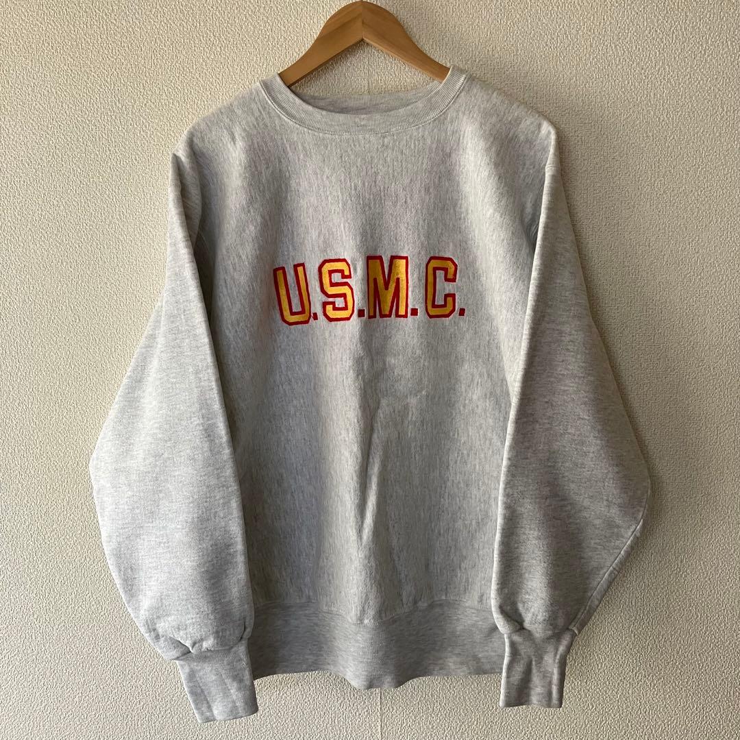 北*口様 USMC アメリカ合衆国海兵隊　リバースウィーブ　スウェット