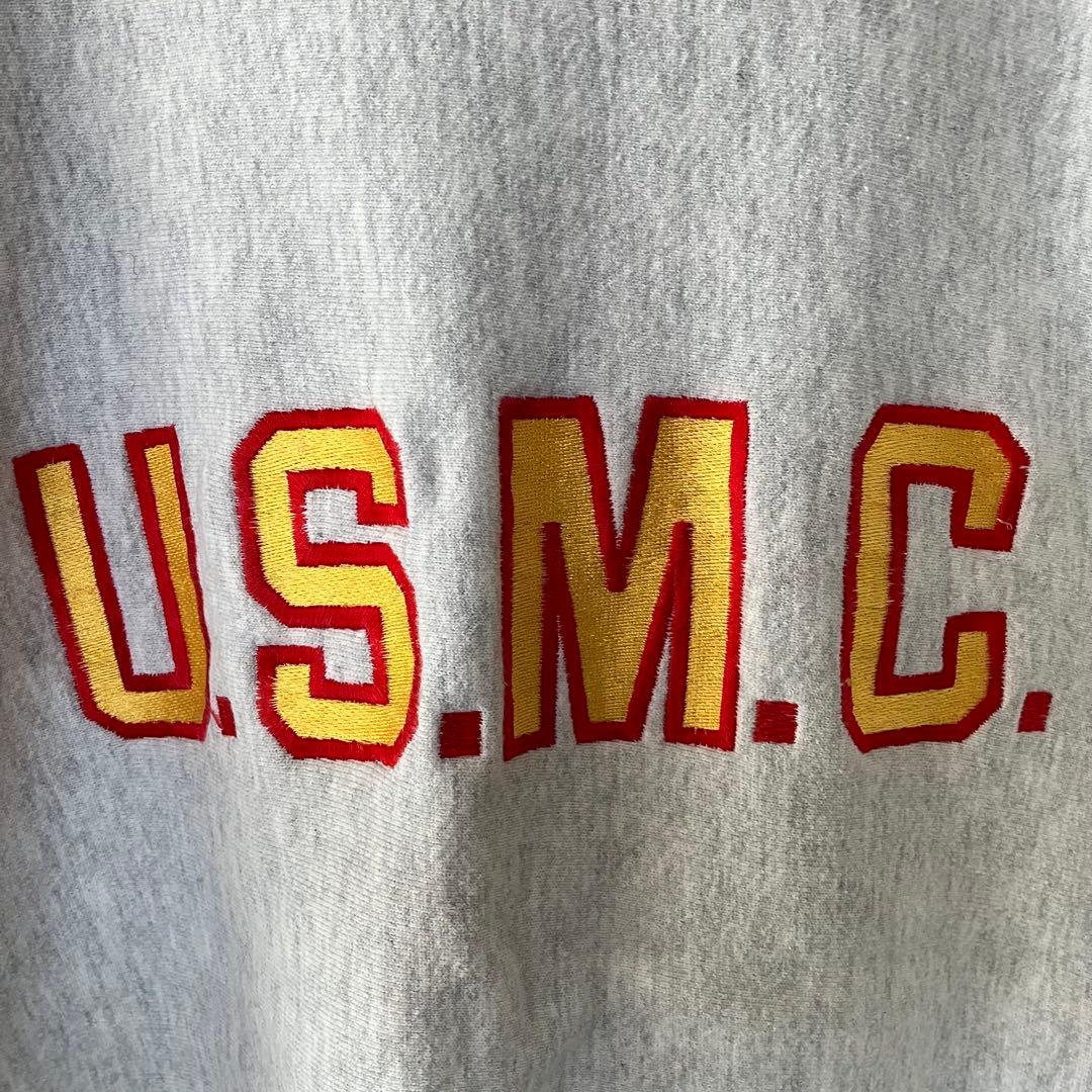 北*口様 USMC アメリカ合衆国海兵隊　リバースウィーブ　スウェット