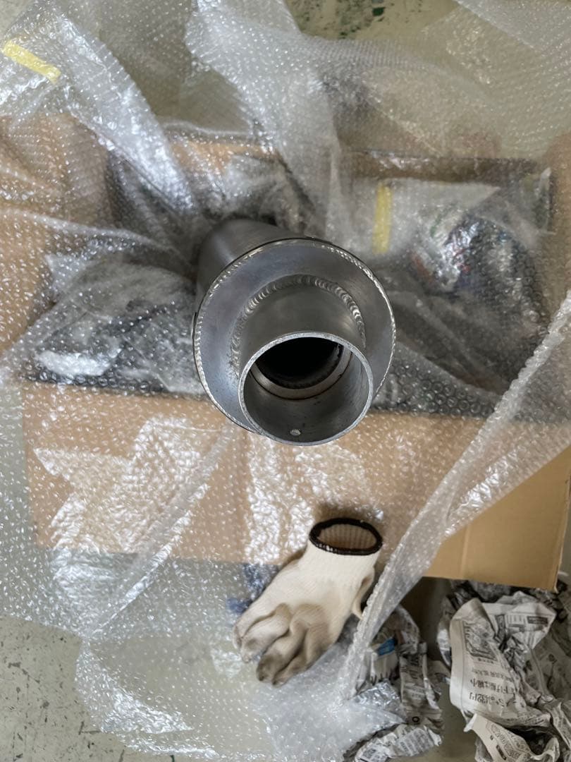 カーボン サイレンサークランプ付き　マフラー 検　cbr250rr mc22