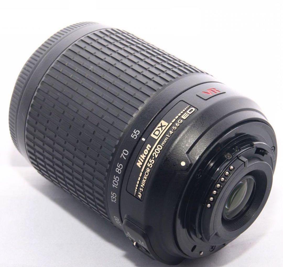 手ブレ補正搭載【望遠レンズ】Nikon AF-S 55-200mm VR