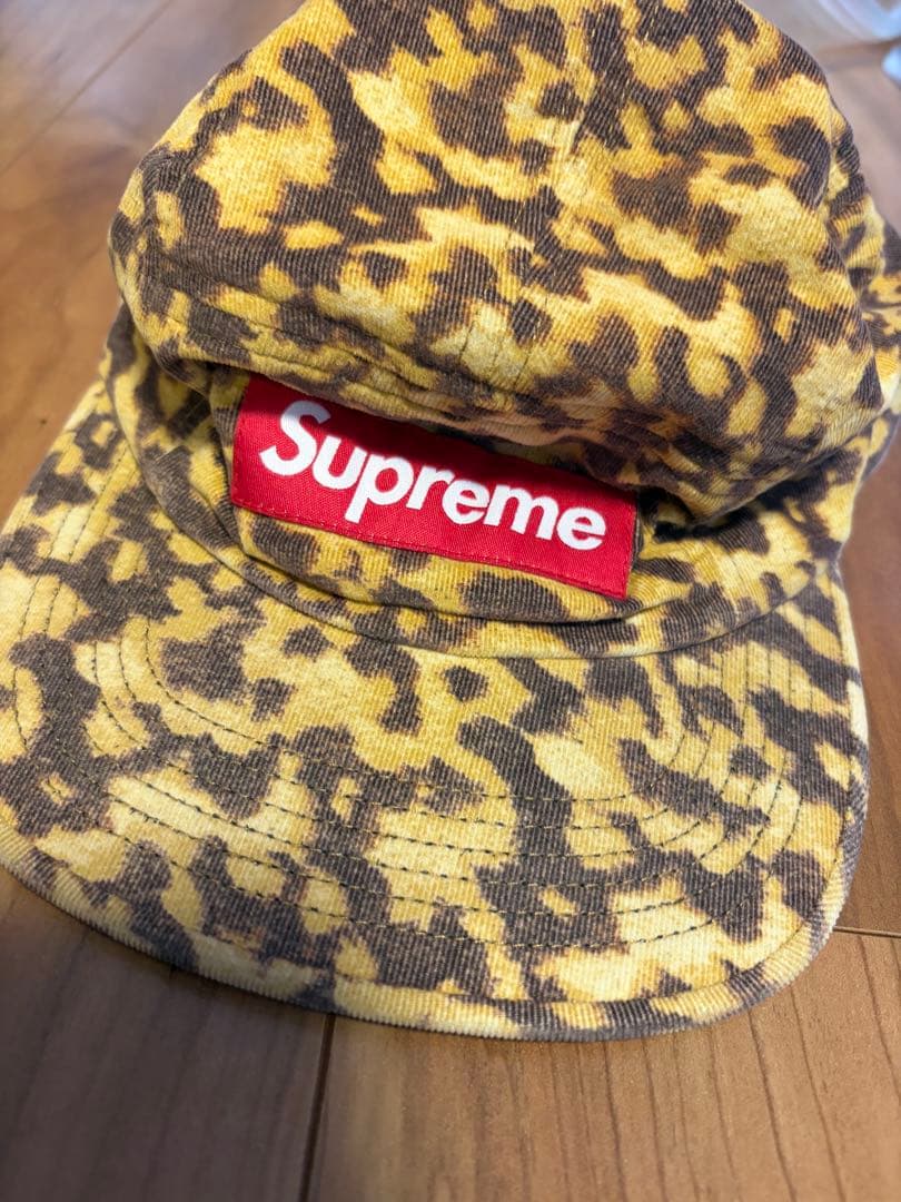 ゆう！Supreme カモフラージュキャップ
