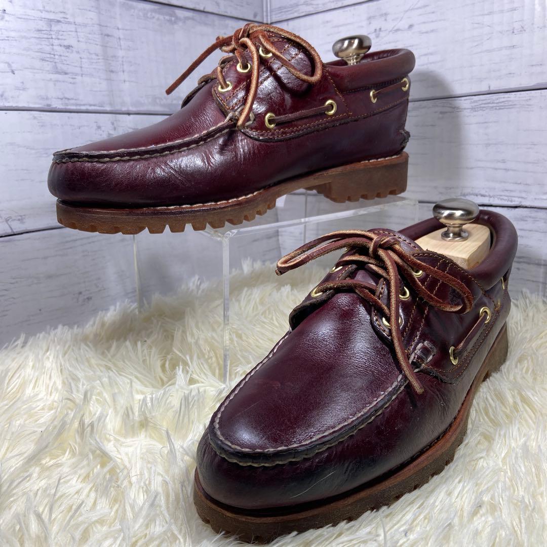 美品✨ティンバーランド✨3eye クラシックラグ デッキシューズ モカシン 本革