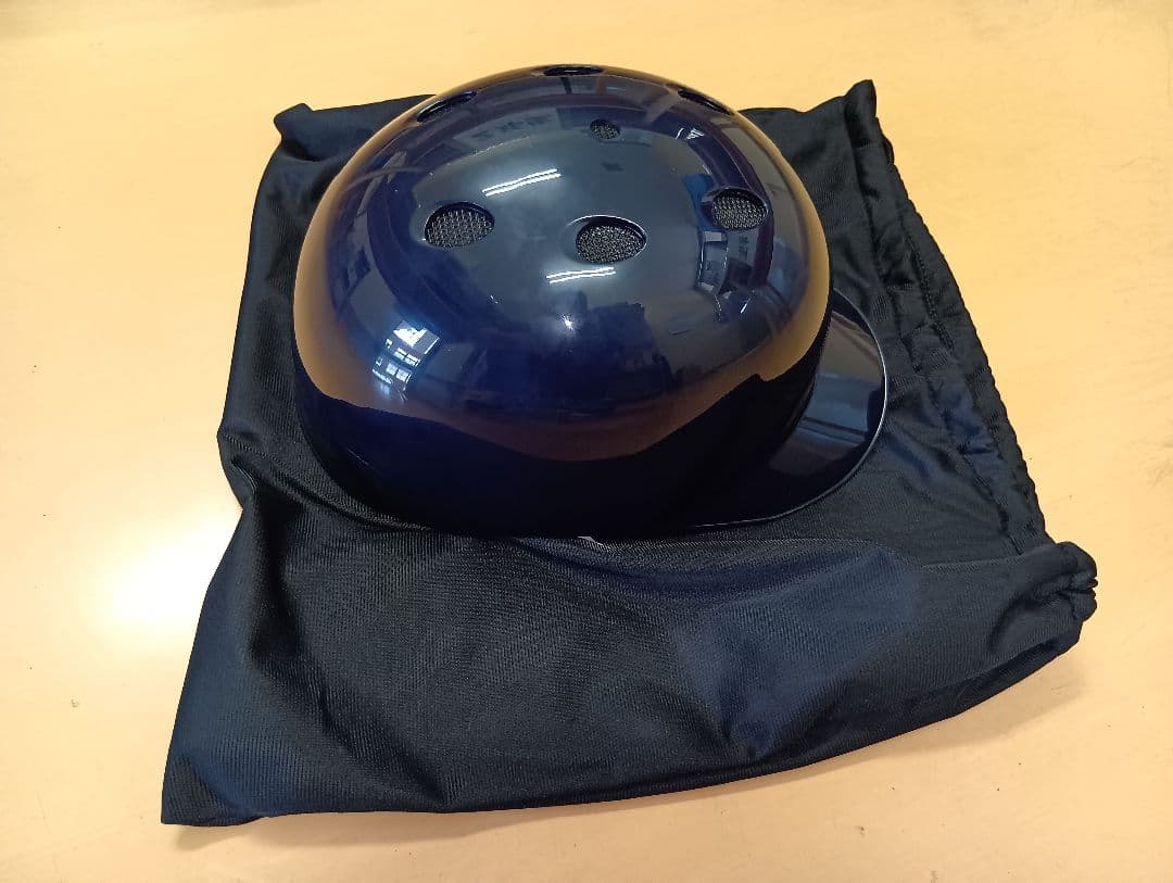 ミズノ　キャッチャーヘルメット　Oサイズ　ネイビー