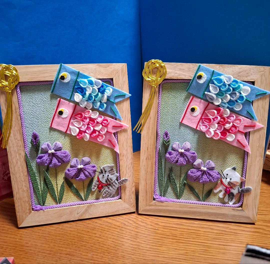 fukujiroページ　つまみ細工　　ブタさんの雛人形　金太郎　桃太郎