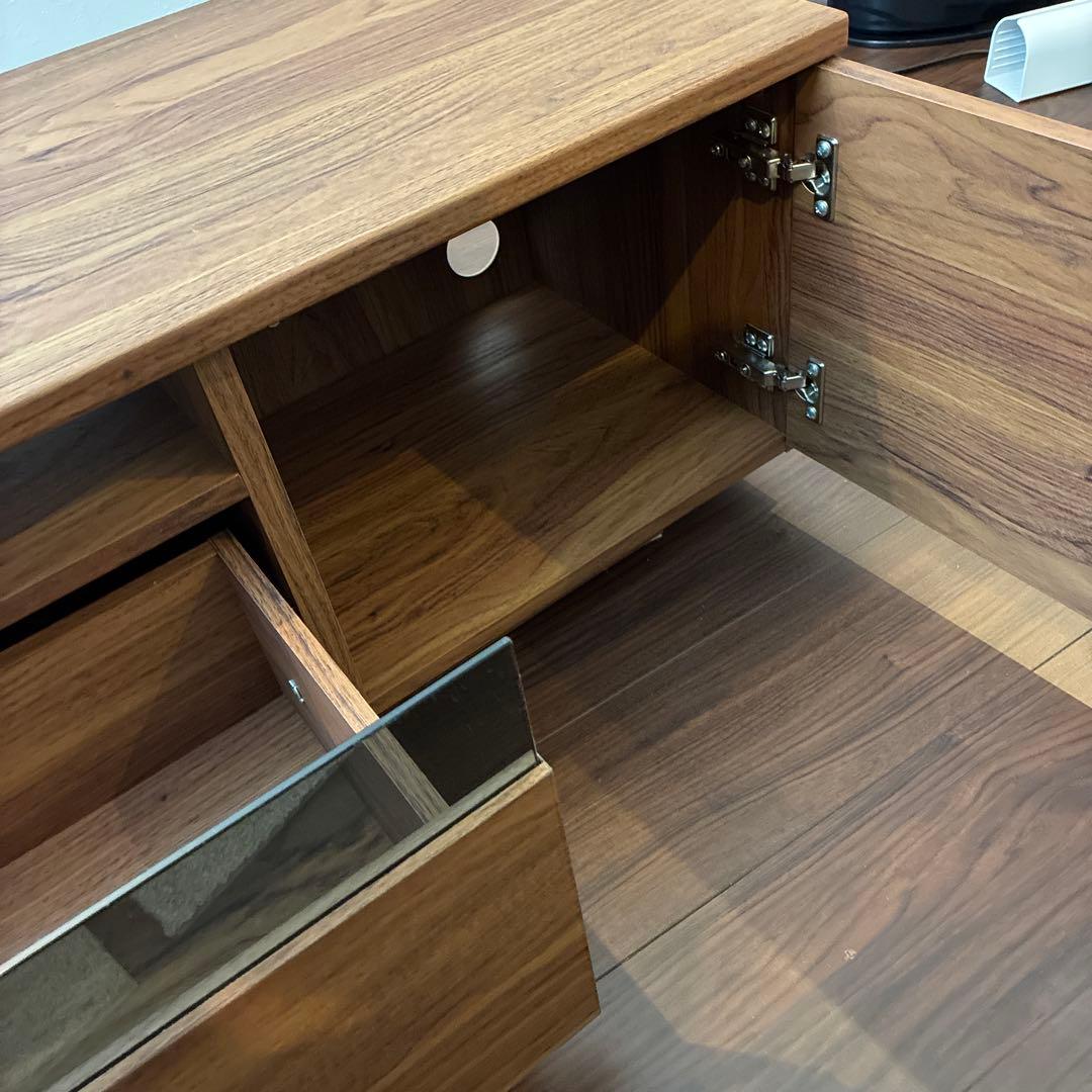 LOWYA（ロウヤ） 木製テレビ台 ローボード 収納