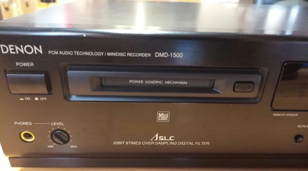 DENON デノン DMD-1500 ブラック MDレコーダー【難有り】