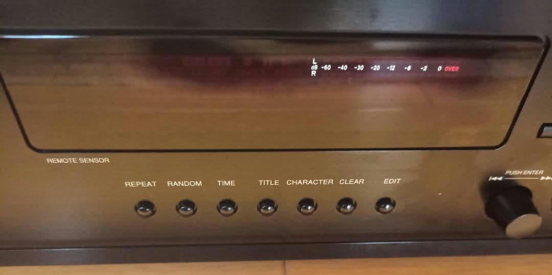 DENON デノン DMD-1500 ブラック MDレコーダー【難有り】