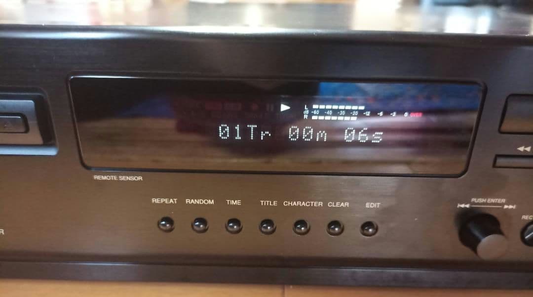 DENON デノン DMD-1500 ブラック MDレコーダー【難有り】