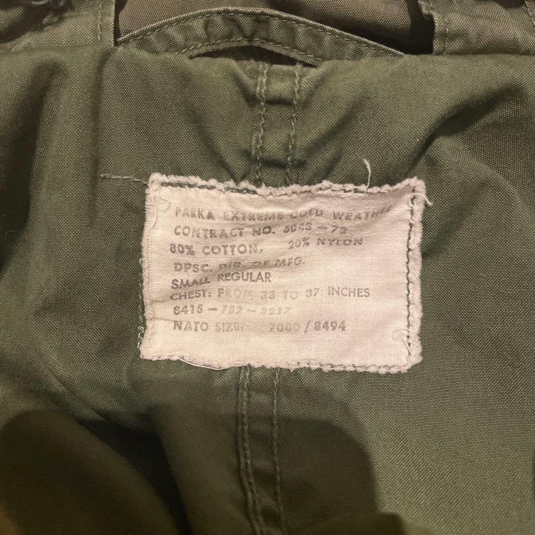 ミリタリージャケット フード付き モッズコート　70年代　M65