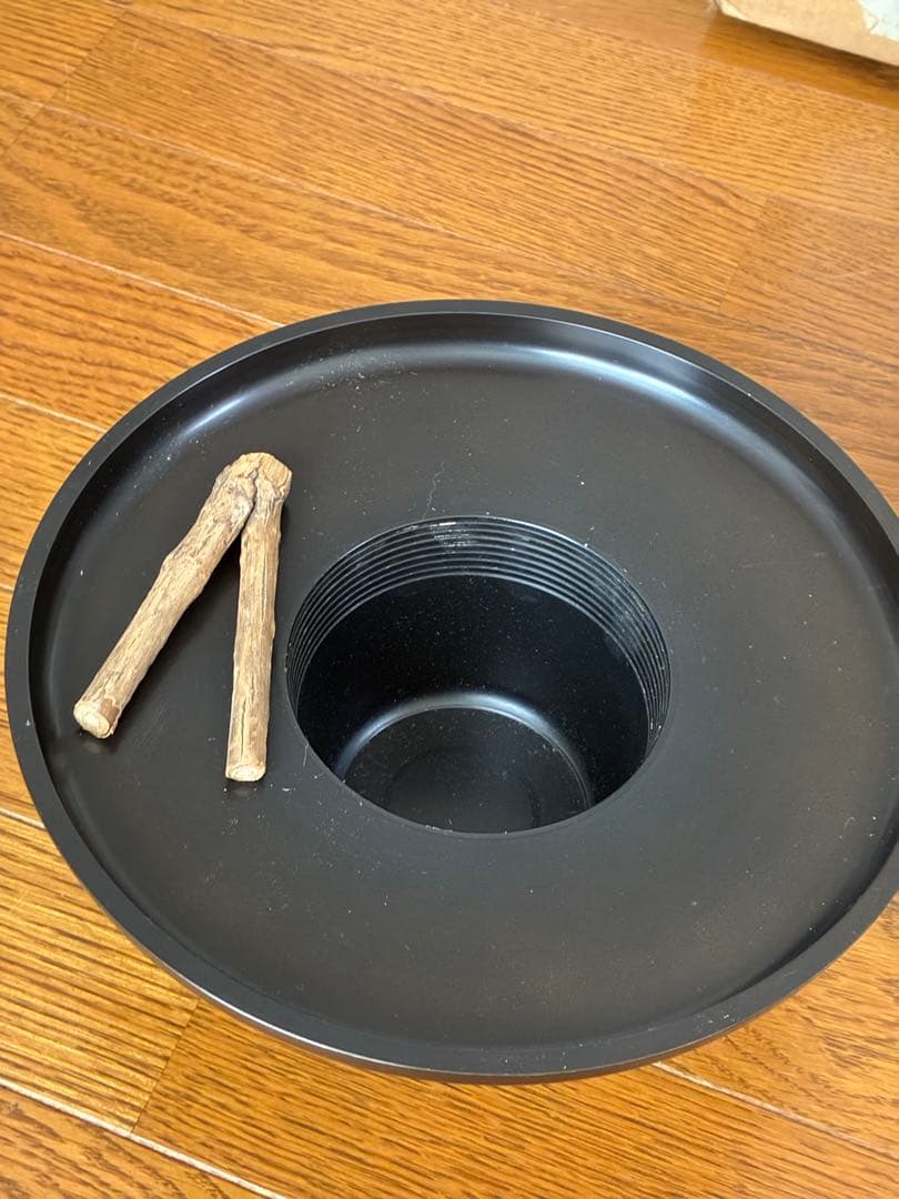 鋳銅製 池坊 御玄猪 芳幸造 華道 おげんちょ 生け花 薄端 花器 又木付き