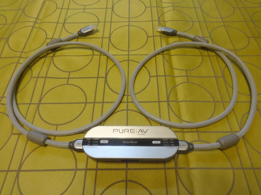 “PureAV”の映像補正機能搭載HDMIケーブル・アダプタ by Belkin