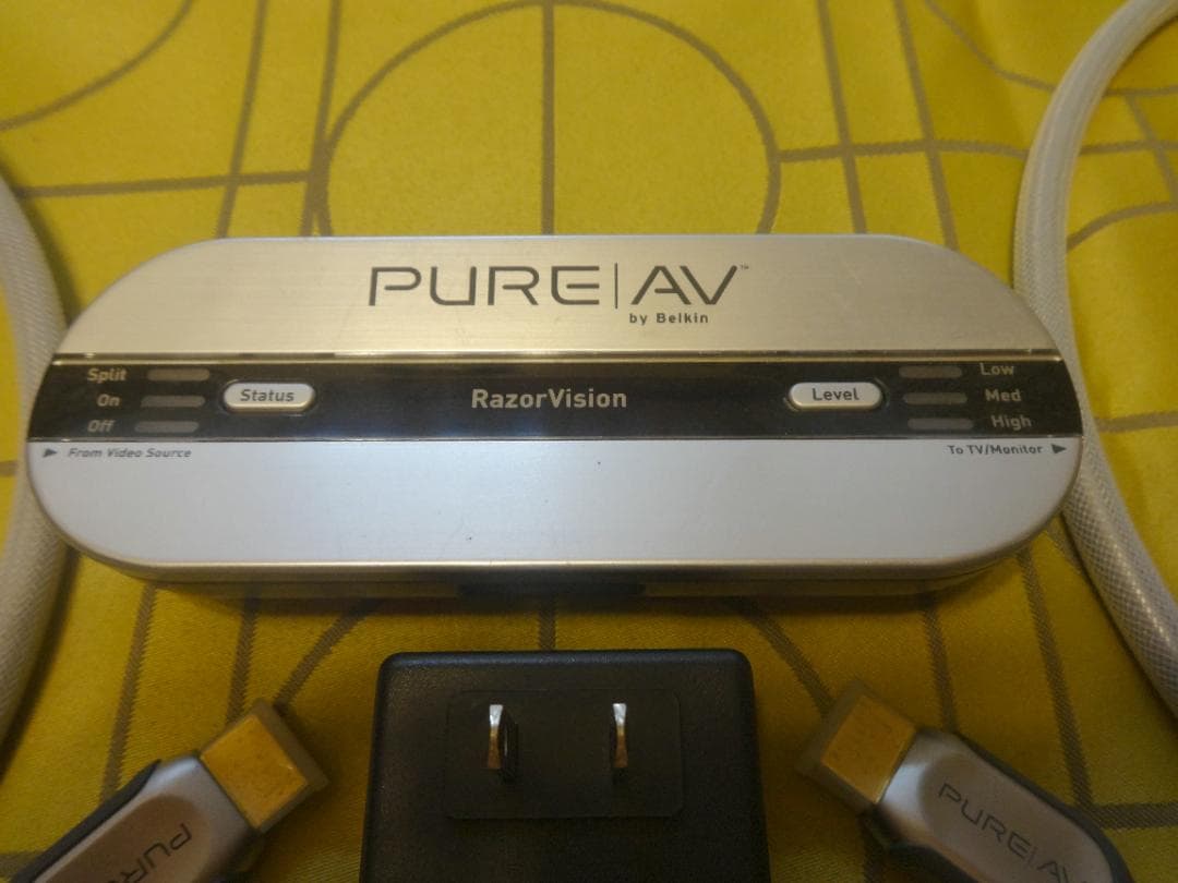 “PureAV”の映像補正機能搭載HDMIケーブル・アダプタ by Belkin