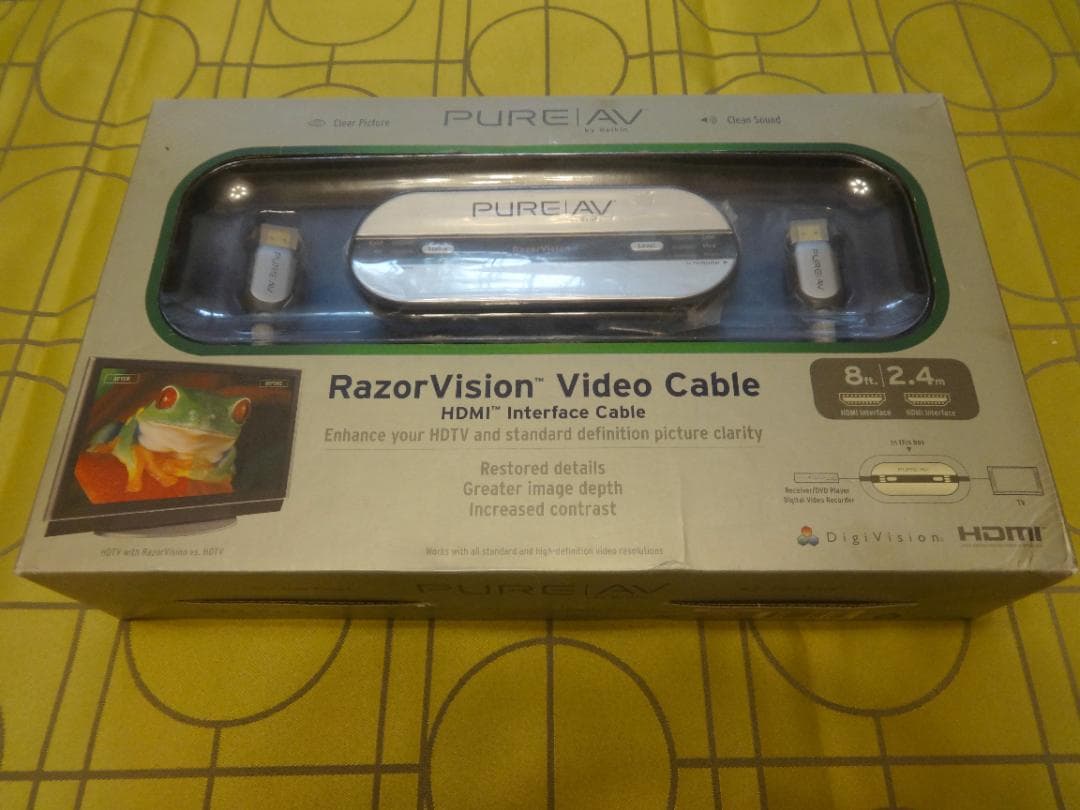 “PureAV”の映像補正機能搭載HDMIケーブル・アダプタ by Belkin